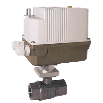 KB 2-Way Stainless Steel Ball Valve with Actuator, KUE-VH